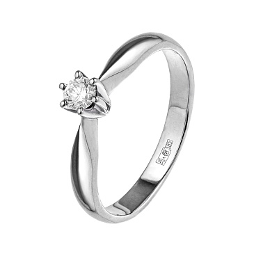 Помолвочное кольцо с бриллиантом 921248Б