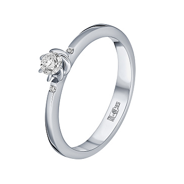 Помолвочное кольцо с бриллиантом 921720Б